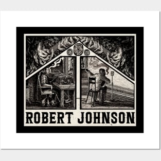Inspirational Riffs Robert Johnson's Guitar Genius Posters and Art